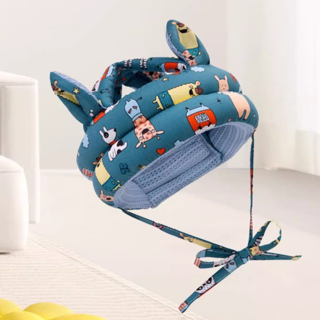 Mũ bảo vệ đầu cho bé tập đi - Mũ bảo hiểm cho bé hình động vật Safari