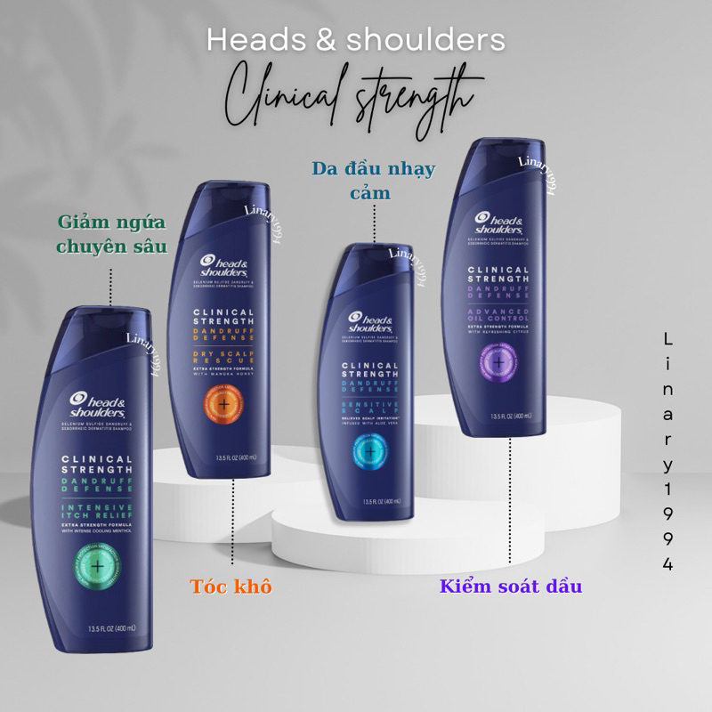 Dầu Gội Hỗ Trợ Cải Thiện Gàu Head & Shoulders - 400mL