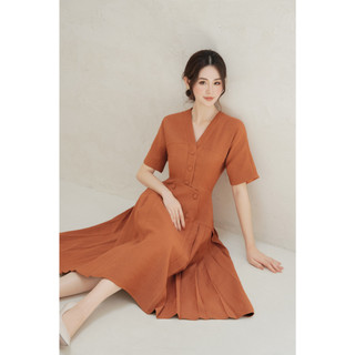 OLV - Đầm Lucy Button Dress