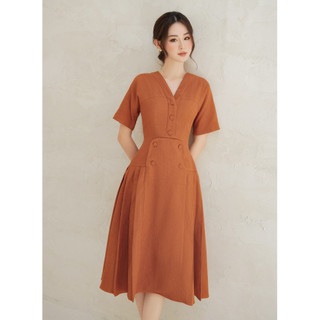 OLV - Đầm Lucy Button Dress