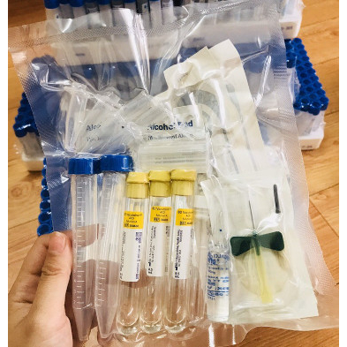 Bộ Kit PRP 12 Món Sẵn Chất Hoạt Hoá Hàng Công Ty Hút Chân Không