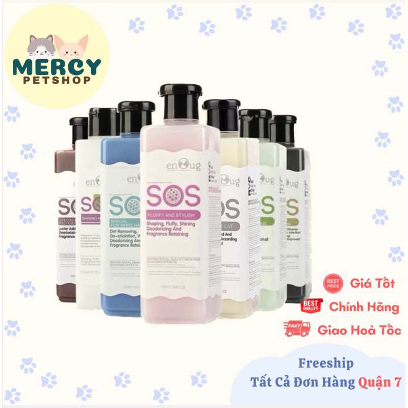 Sữa tắm chó mèo SOS dành cho chó mèo lưu hương khử mùi dung tích 530ml