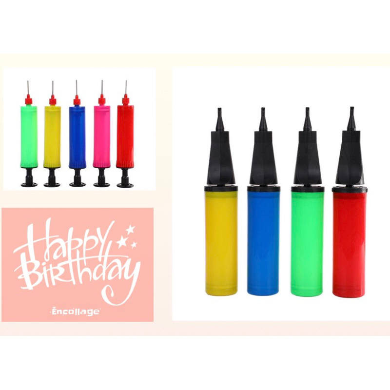 Dụng cụ bơm bóng cầm tay - bơm kim nhỏ và bơm bể phao