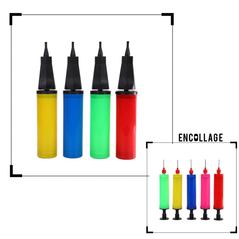 Dụng cụ bơm bóng cầm tay - bơm kim nhỏ và bơm bể phao