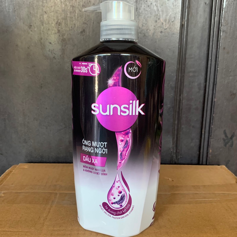 Gội Xả Sunsilk Bồ Kết Óng Mượt Rạng Ngời 900g và 640g