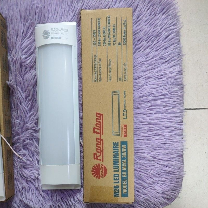 Tuýp led bán nguyệt Rạng Đông 30cm - 9w