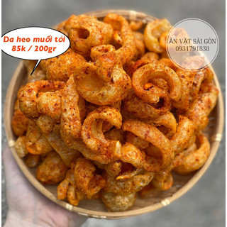 Da heo sấy muối ớt hũ 200g đồ ăn vặt ngon sài gòn