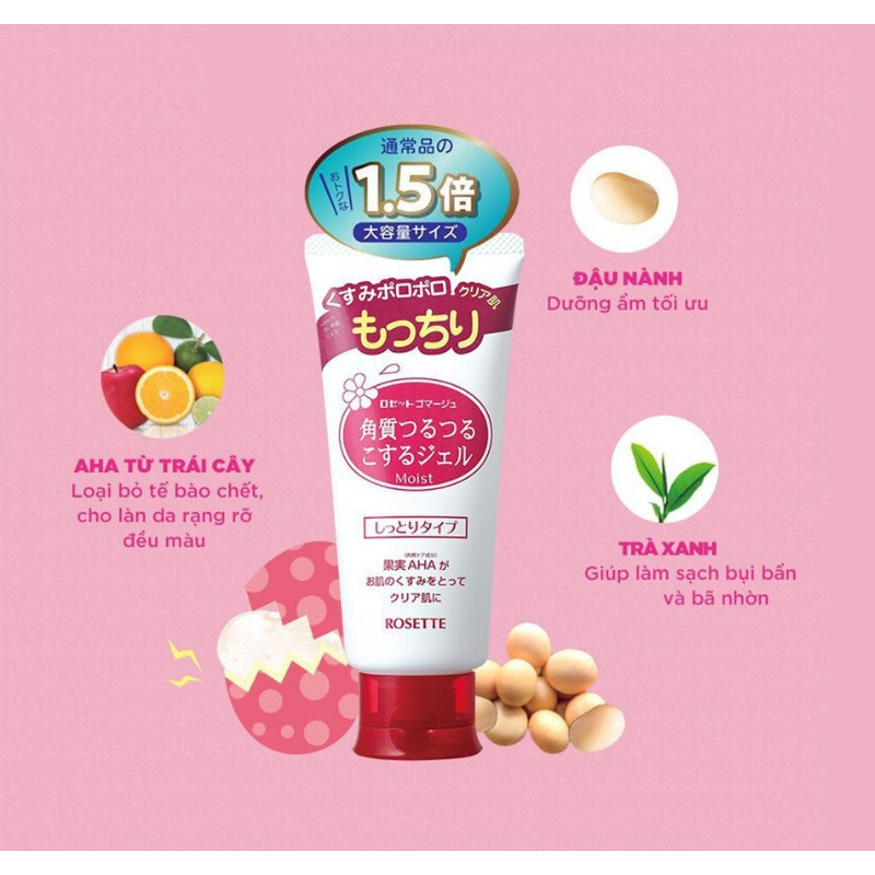Tẩy Tế Bào Chết Rosette Peeling Gel Nhật Bản 120g