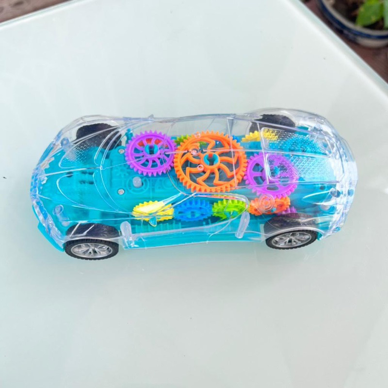 Đồ chơi xe đua ánh sáng/ đồ chơi ô tô trong suốt có nhạc, có đèn cho bé. hkm Vitadairy