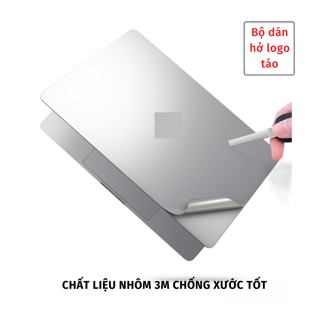 Bộ dán Mác 4 in 1 dành cho Macbook Pro, Air cao cấp, chống trầy xước dành cho máy 13 inch, 14 inch và 16 inch