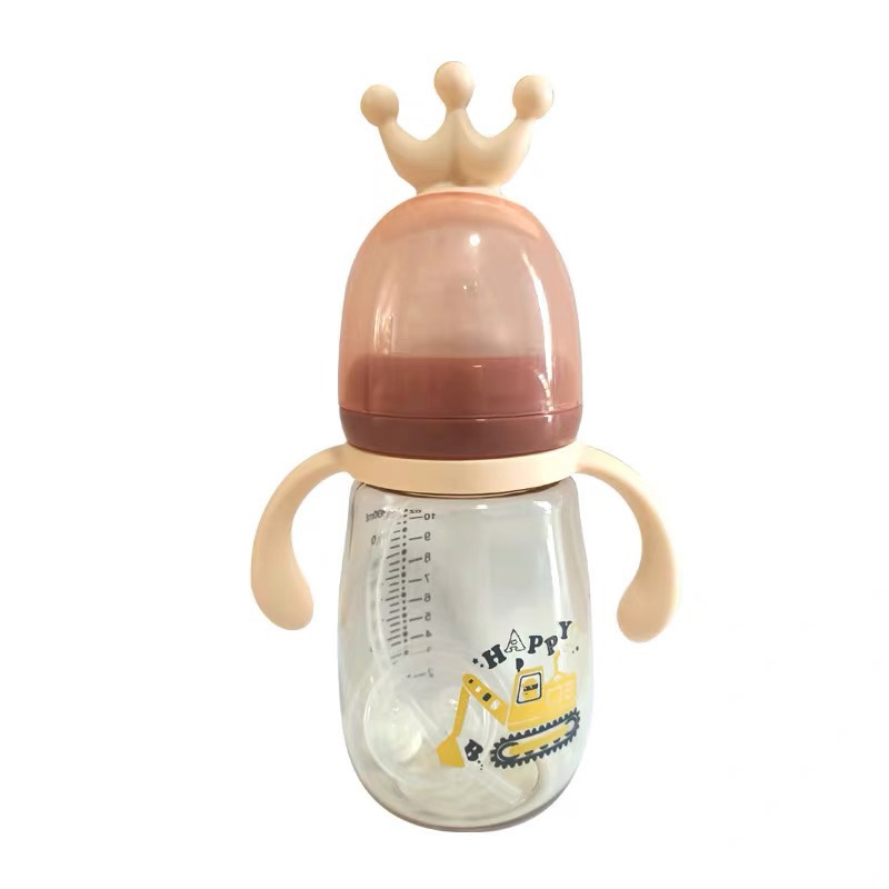 Bình sữa PPSU 2 trong 1 bình tập uống 300ml Hàng nội địa đài loan chính hãng BABY HOUSE