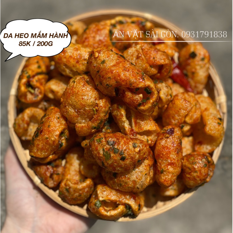DA HEO SỐT MẮM HÀNH Hủ 200g