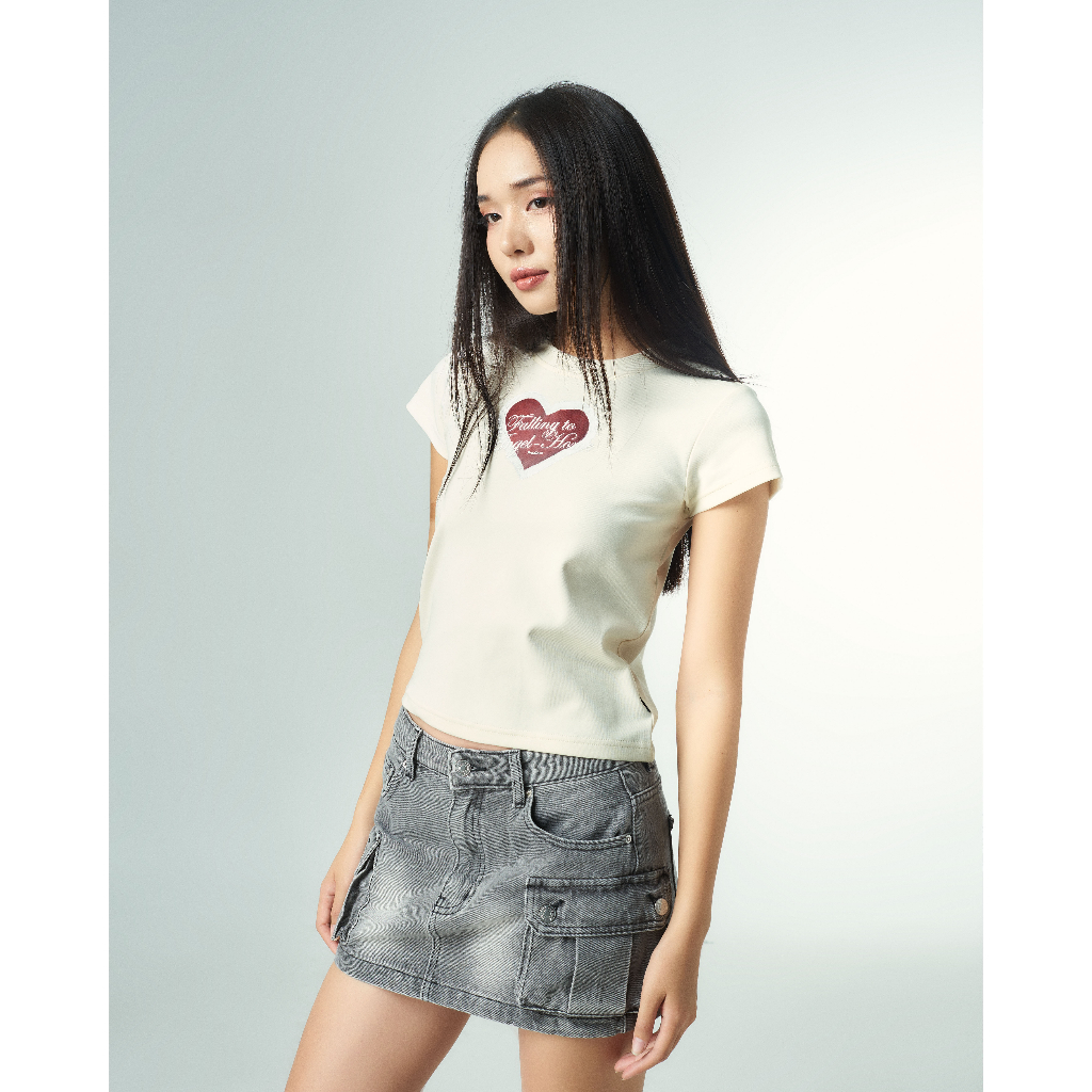 Chân Váy Jeans Nữ Túi Hộp PRADIES Cargo Denim Skirt