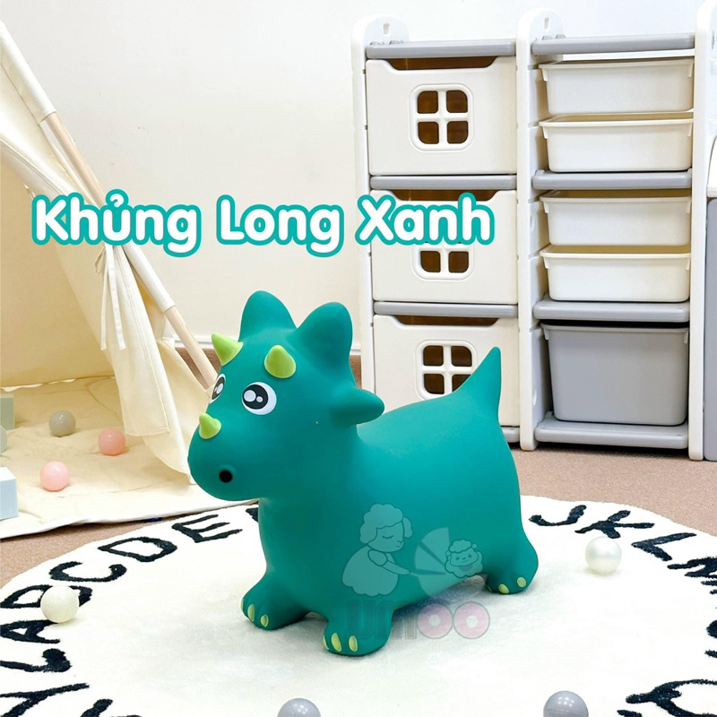 Thú Nhún Cao Su Bơm Hơi  Umoo/ToysHouse- Tiêu chuẩn xuất khẩu Mỹ