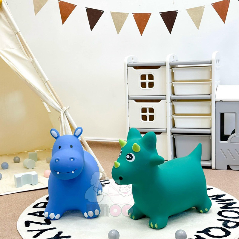 Thú Nhún Cao Su Bơm Hơi  Umoo/ToysHouse- Tiêu chuẩn xuất khẩu Mỹ