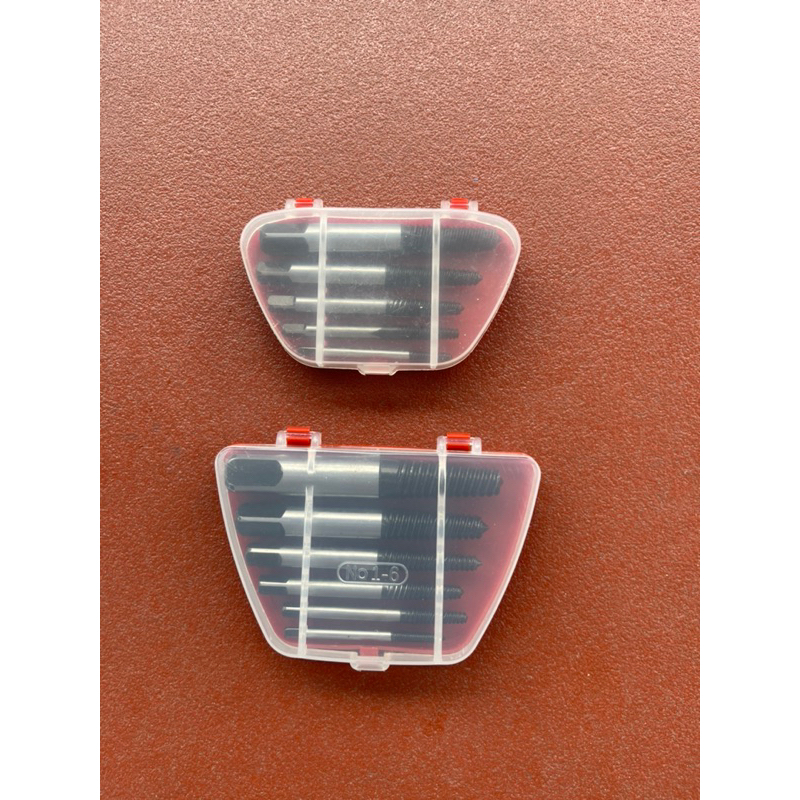 Bộ Mũi Tháo Bu Lông Ốc Vít gãy 5 Chi Tiết Và 6 Chi Tiết TaRo Ren Ngược