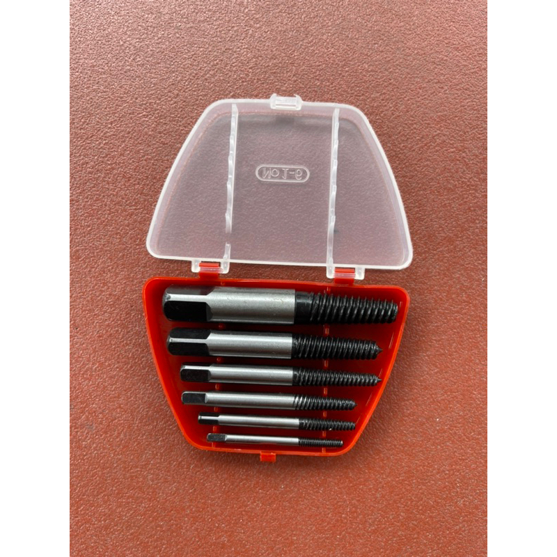 Bộ Mũi Tháo Bu Lông Ốc Vít gãy 5 Chi Tiết Và 6 Chi Tiết TaRo Ren Ngược