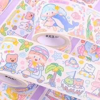 Chiết washi tape Molinta thiên đường dưới đáy biển