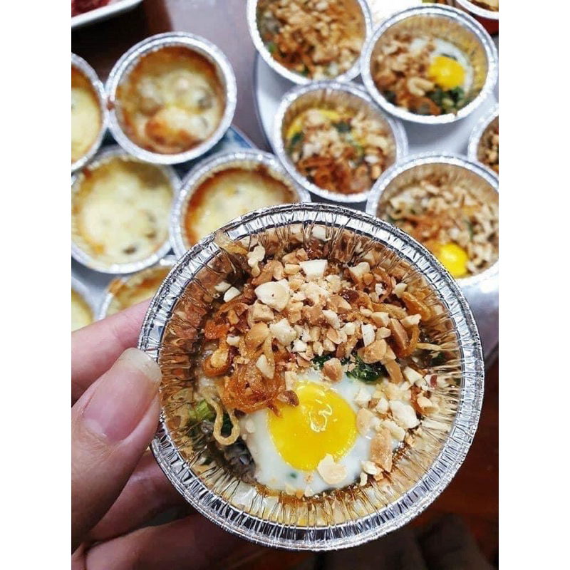 250 chiếc bát bạc nhỏ nướng hàu, làm bánh