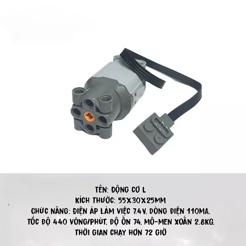 Motor lego Động cơ lego động cơ MOC động cơ tương thích bộ 9686