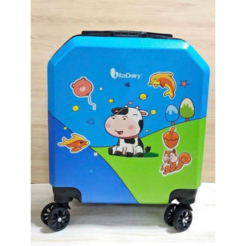 Vali kéo cho bé yêu khám phá thế giới size 18inch hkm Vitadairy