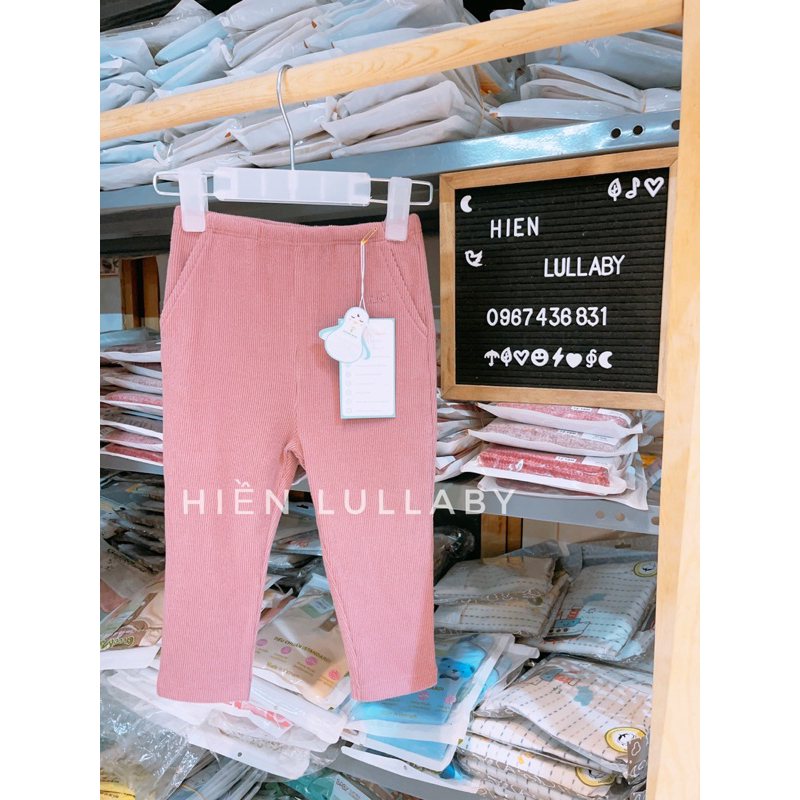Quần nỉ nhung cho bé trai, bé gái 6m-4y
