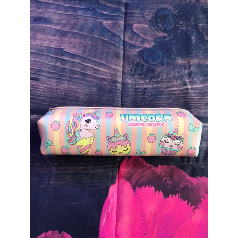 Hộp bút, bóp đựng viết hình Pony, Unicorn cho bé gái