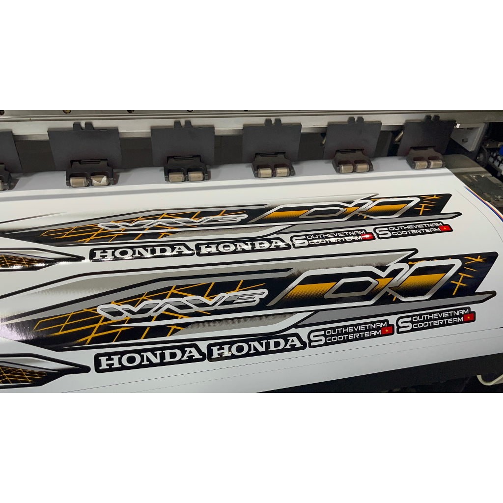 TEM ZIN HONDA WAVE 2024 XE ĐEN !