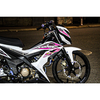 TEM CHẾ LỬA SONIC XE TRẮNG !