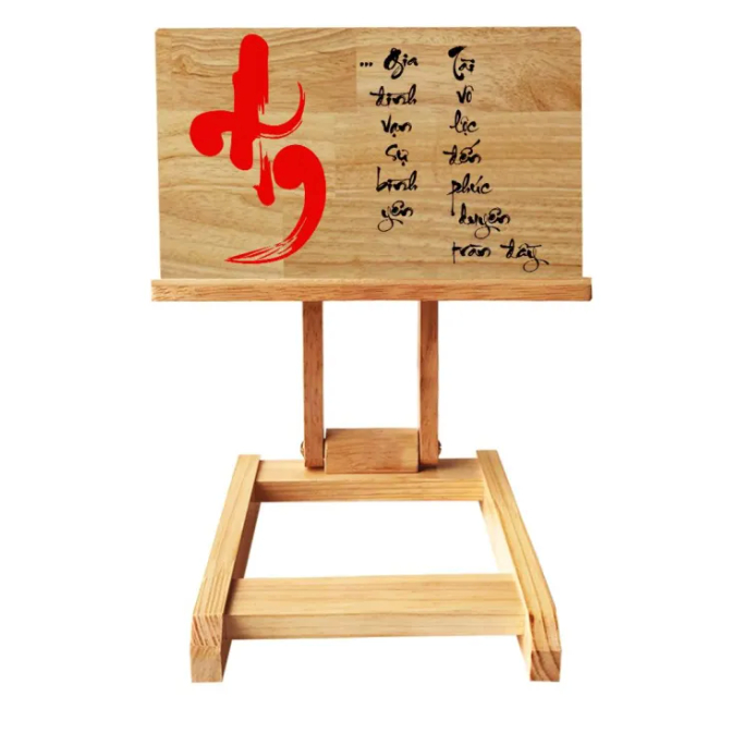 Giá đỡ ipad, máy tính bảng bằng gỗ có thể gấp gọn, bền chắc, kích thước to Shop Gỗ Xinh