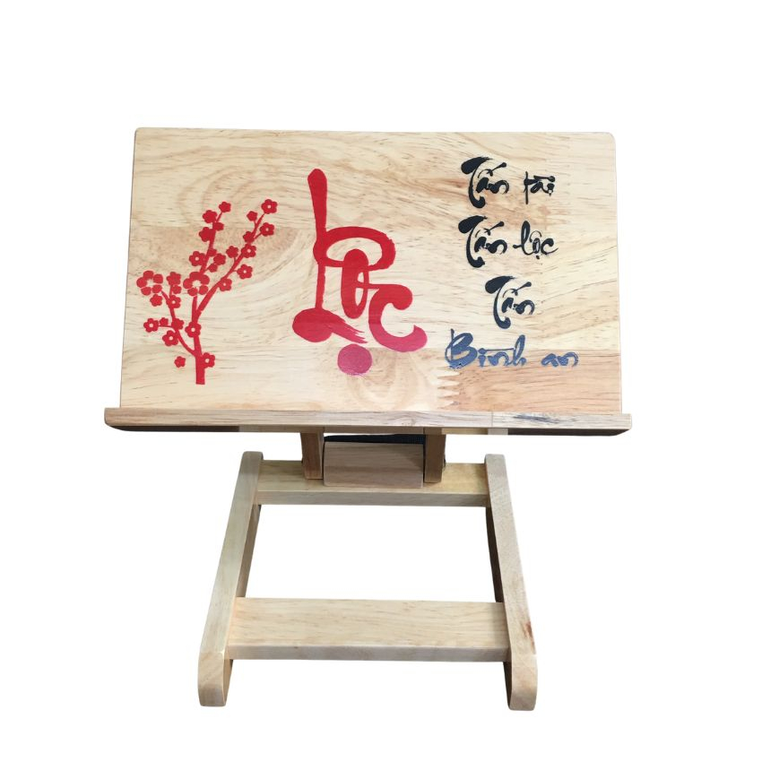 Giá đỡ ipad, máy tính bảng bằng gỗ có thể gấp gọn, bền chắc, kích thước to Shop Gỗ Xinh