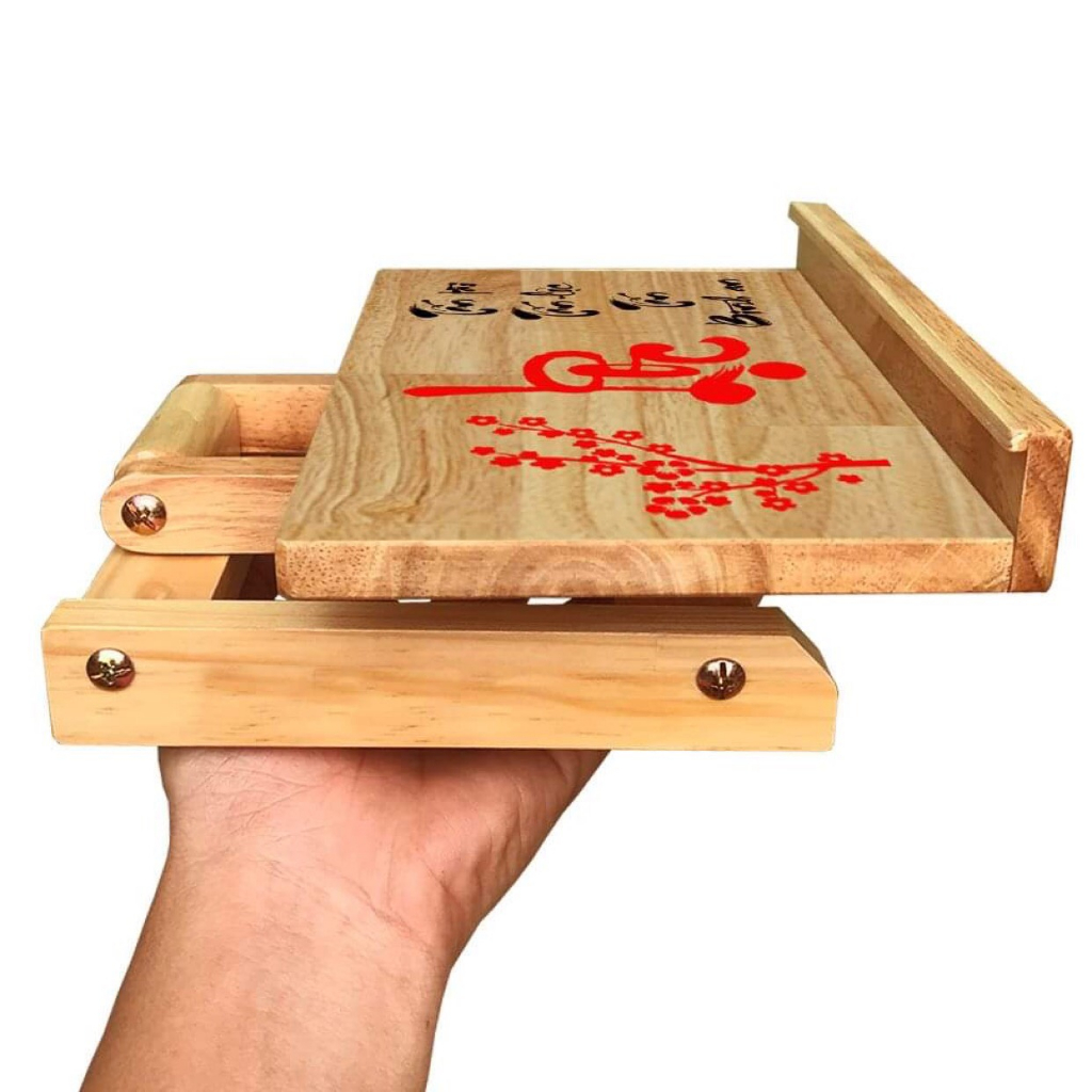 Giá đỡ ipad, máy tính bảng bằng gỗ có thể gấp gọn, bền chắc, kích thước to Shop Gỗ Xinh
