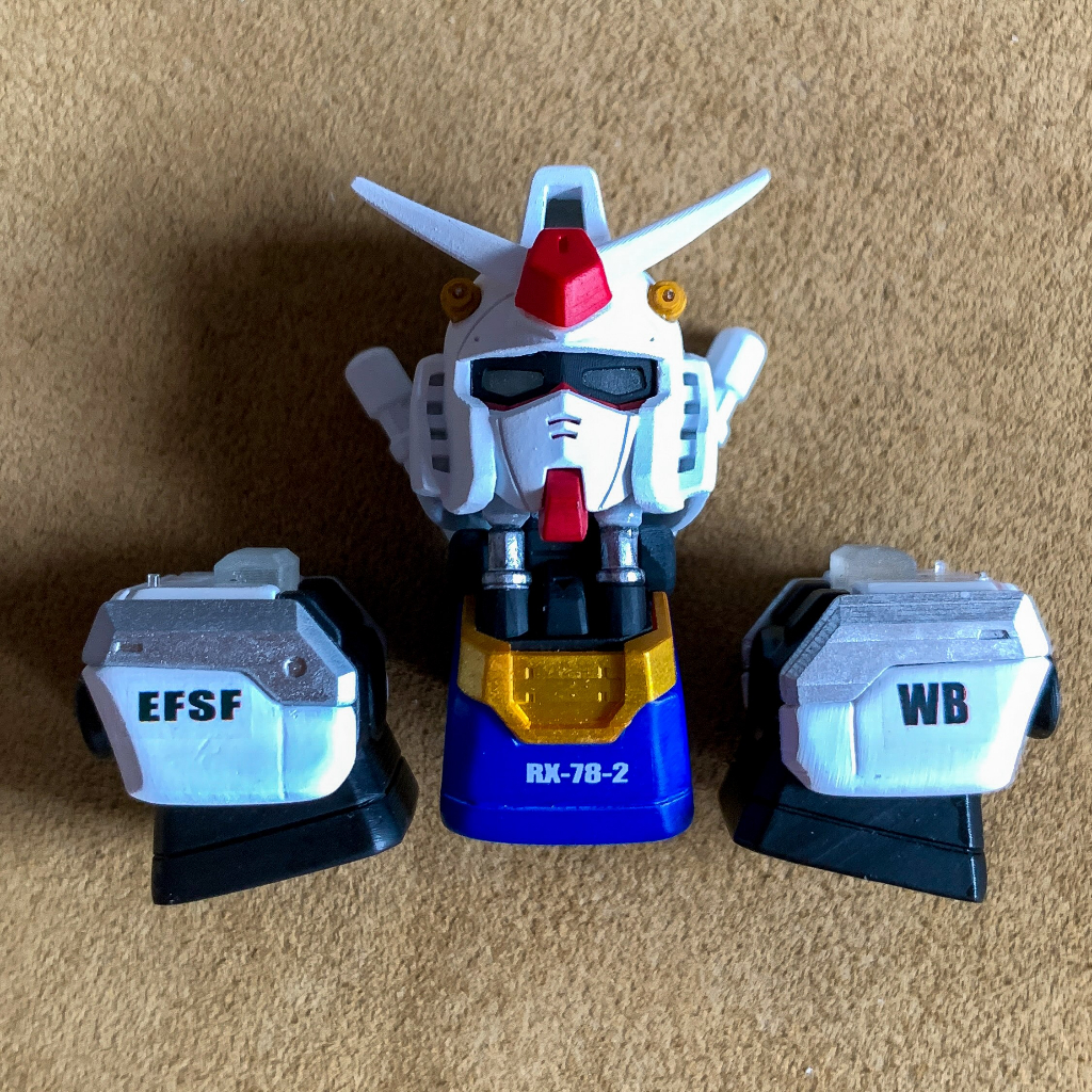 Bộ Artisan/Keycap Gundam 2023 3 nút chất lượng cao