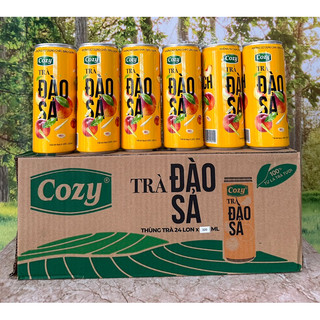 1 Thùng Trà Đảo Sả Cozy/24 Lon*320ml