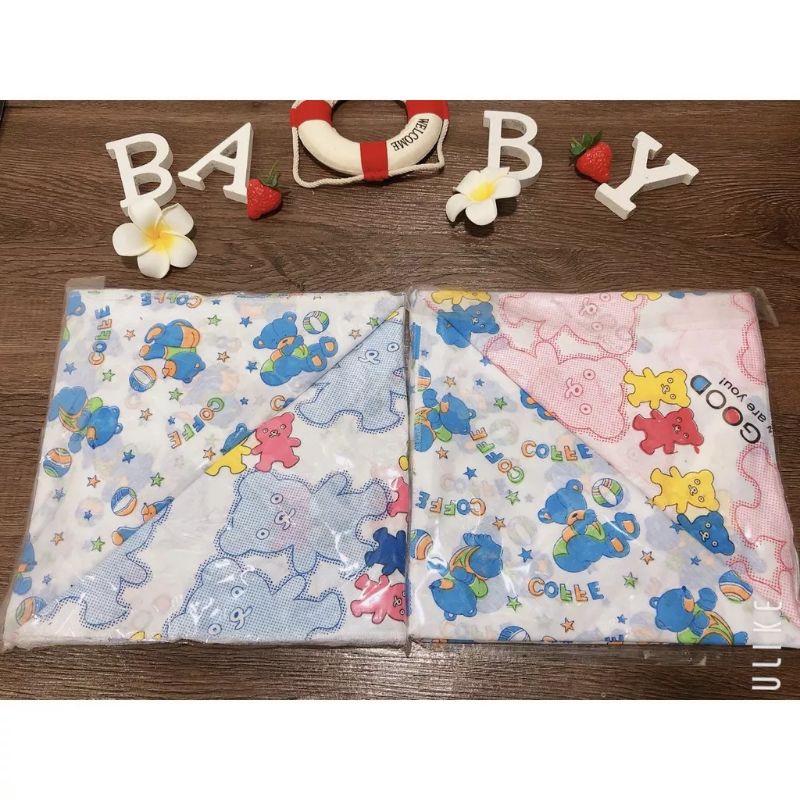 Set 10 tã chéo cotton cho bé sơ sinh