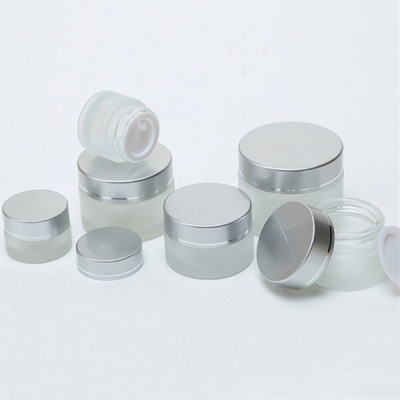 Hũ chiết thủy tinh, hũ 5g /10g / 15g, hũ chiết kem, hũ kem mờ, hủ thủy tinh
