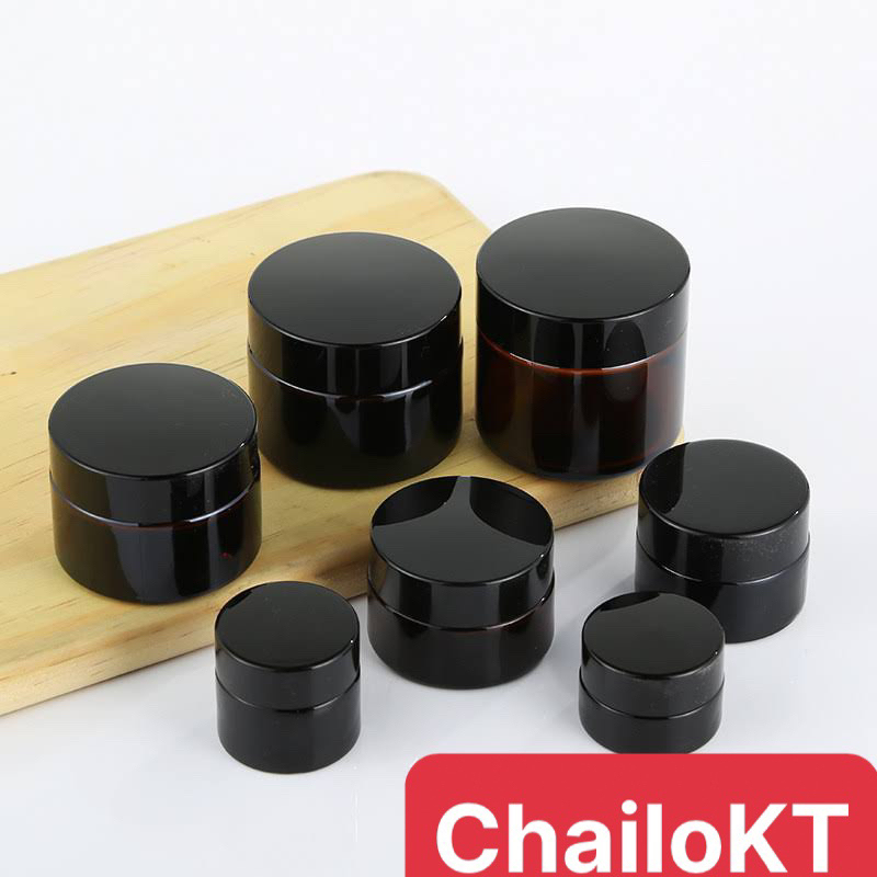 Hũ chiết thủy tinh, hũ 5g /10g / 15g, hũ chiết kem, hũ kem mờ, hủ thủy tinh