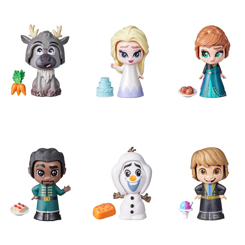 Đồ chơi nhân vật Disney Frozen set 6 kèm phụ kiện quà tặng mini