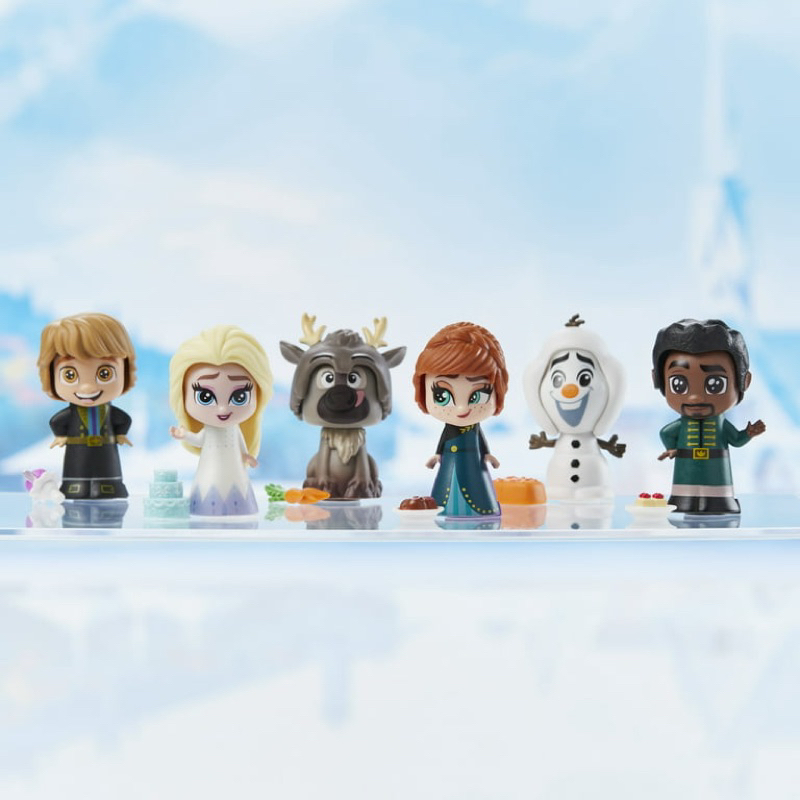 Đồ chơi nhân vật Disney Frozen set 6 kèm phụ kiện quà tặng mini