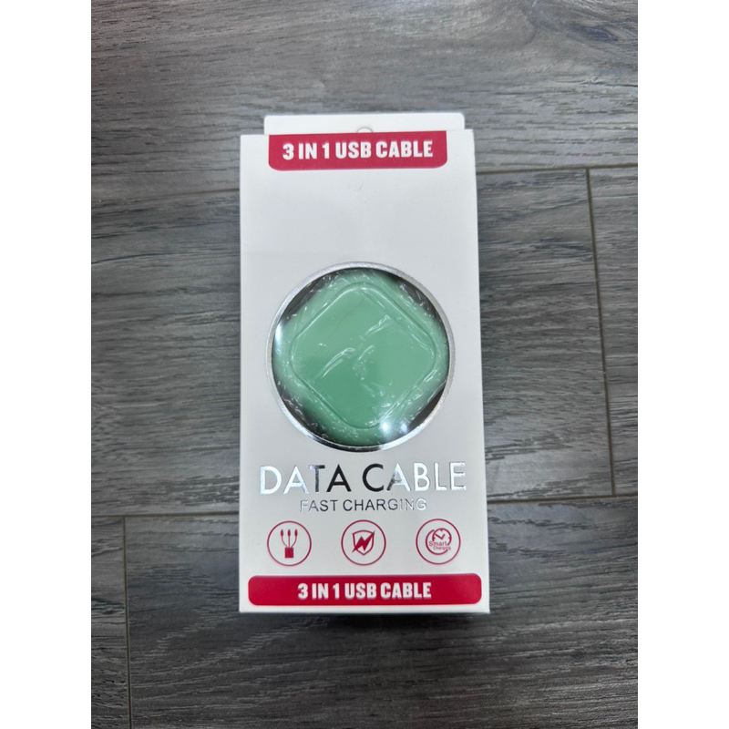 Cáp sạc 3 trong 1 dây rút tiện lợi