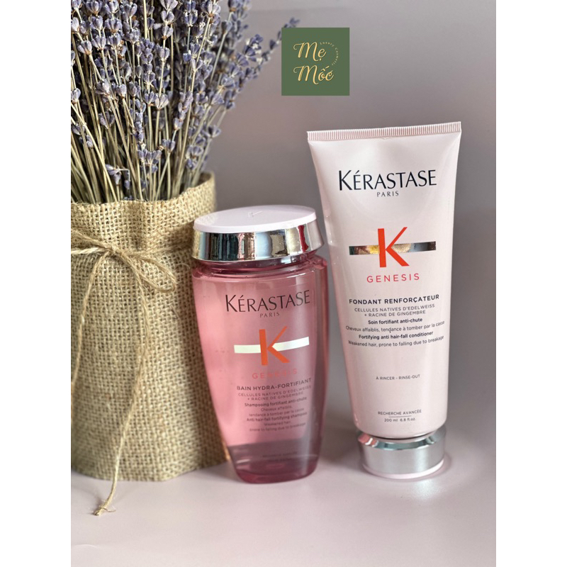 Set dầu gội ngăn ngừa rụng tóc Kerastase Genesis Bain Hydra-Fortifiant