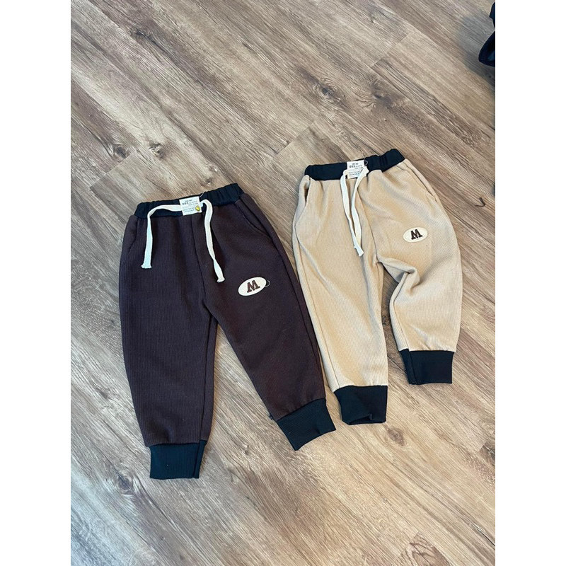 Quần nỉ nhung bé trai bé gái