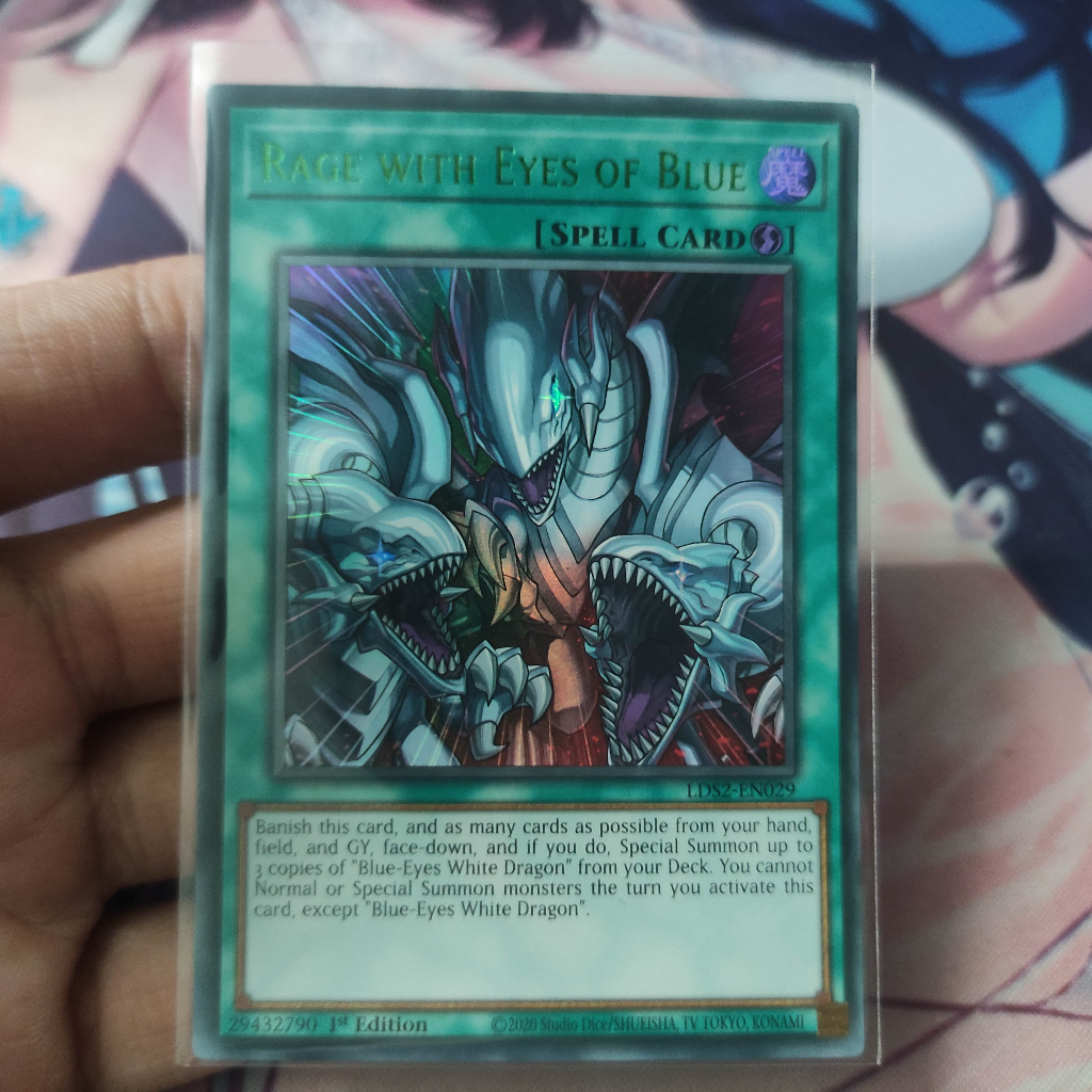 Rage With Eyes of Blue - Ultra rare - LDS2-EN029