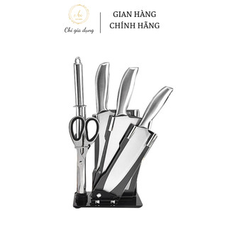Bộ dao nhật 6 món nhà bếp japan - bộ dao nhà ăn 6 món inox cao cấp - d1