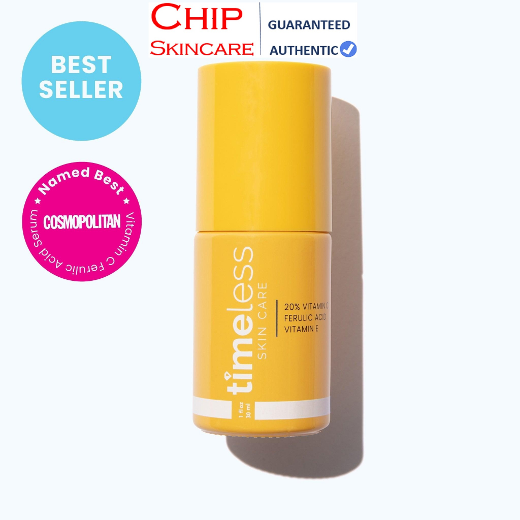 [Chính Hãng] Tinh Chất Dưỡng Sáng Da Timeless 10% Vitamin C + Vitamin E + Ferulic Acid 30ml Mỹ