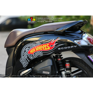 Tem Scoopy - mẫu Hotwheels