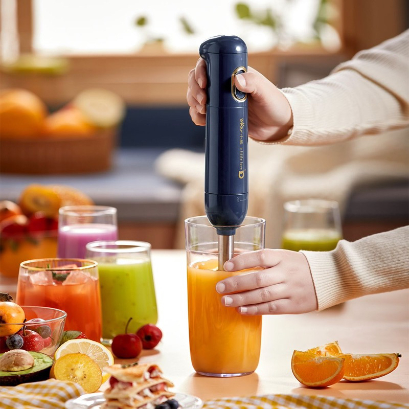 Bộ Máy Xay Dầm Đa Năng Không Dây 3 In 1 BEAR JBQ-B04L1 - Cáo Đeo Nơ