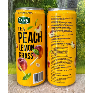 1 Thùng Trà Đảo Sả Cozy/24 Lon*320ml