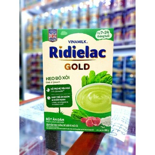Bột ăn dặm Ridielac Heo Bó Xôi (hsd 23/03/2025)