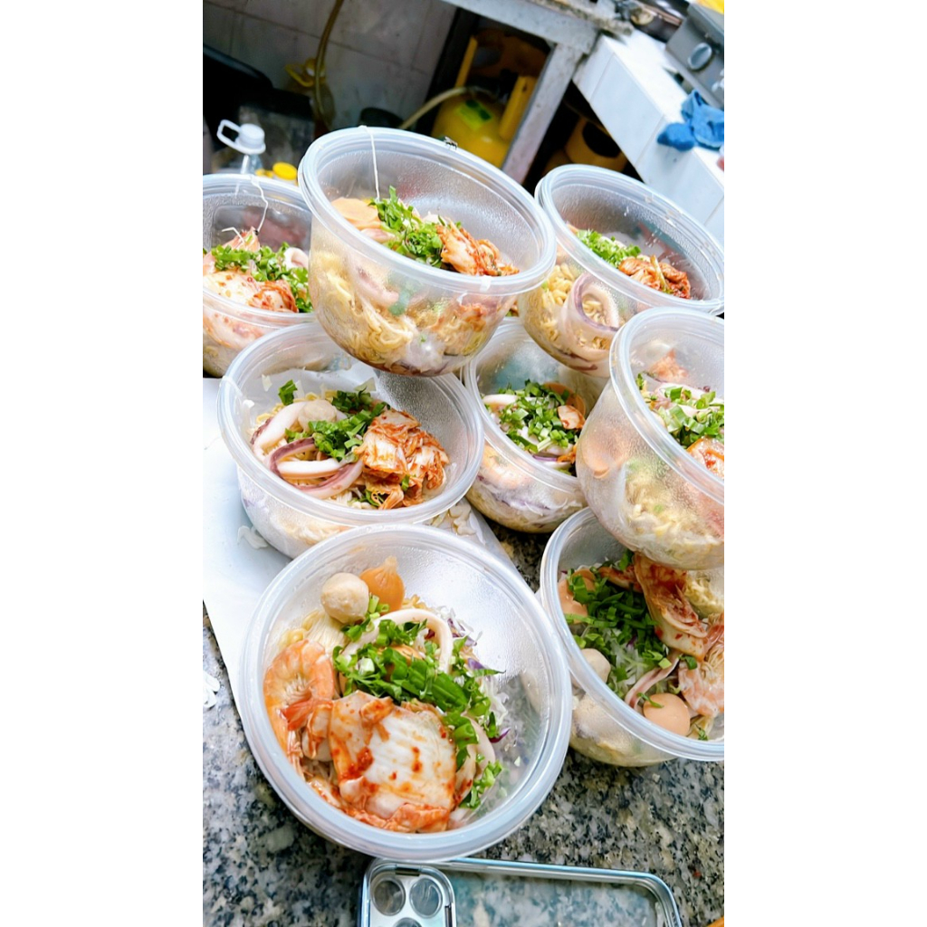 Lốc 50 Tô 1000ml Tân Tường Khang kèm nắp dùng đựng cháo , bún , mì cay giá siêu rẻ